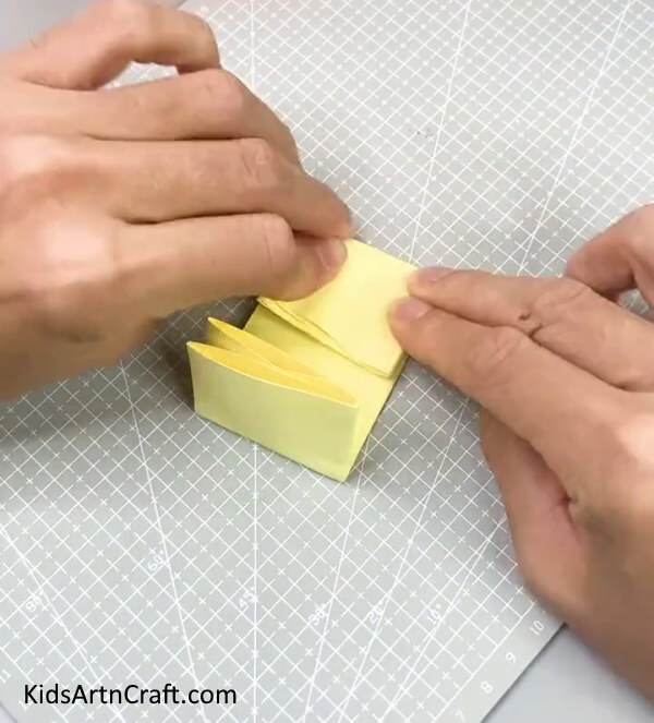 Folding Paper From Top And Bottom - Create An Enjoyable Paper Sweet Creation For Kids