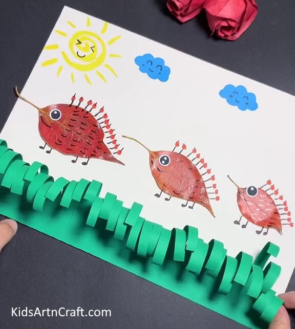 Your Leaf Hedgehog Craft Is Ready! DIY Projects with Leaves for Kids this Fall