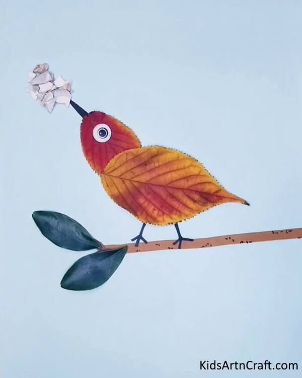 DIY Leaf Bird Craft For Kids - Leaf-Centric Crafts and Recreational Ideas for Children 