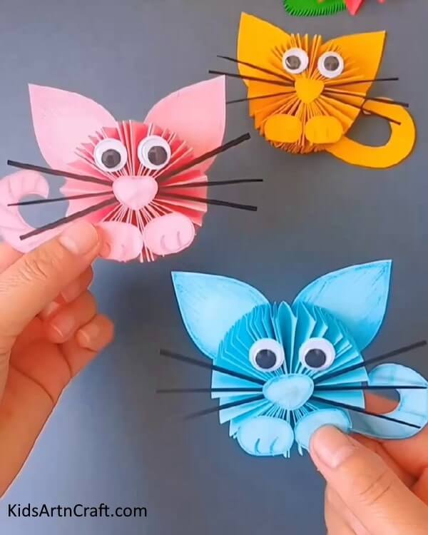 DIY Origami Mouse Paper Craft With Googly Eyes - A selection of eccentric, adorable animal-themed projects for children.