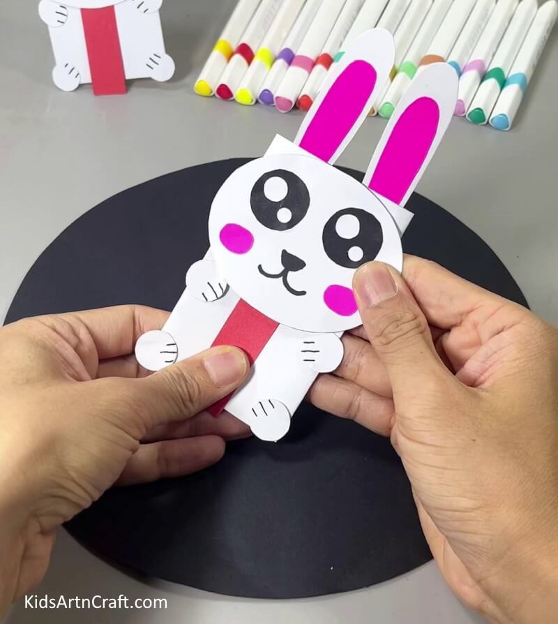 Construct a Bunny Craft Using Paper For Kids