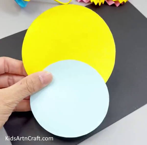 Cutting Circles Out Of Paper - Construct Your Own Paper Butterfly - A Simple Project for Children