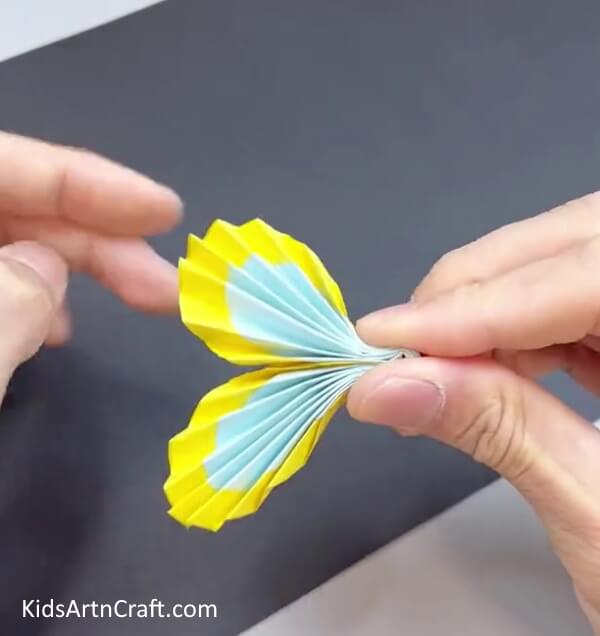 Folding In Half - Design a Butterfly Out of Paper - A Basic Exercise for Youngsters