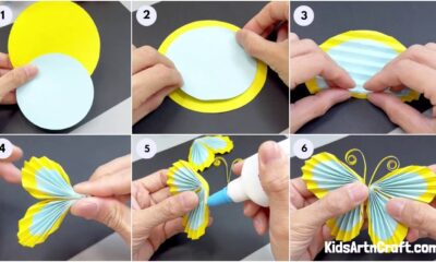 DIY Paper Butterfly Easy Craft For Kids