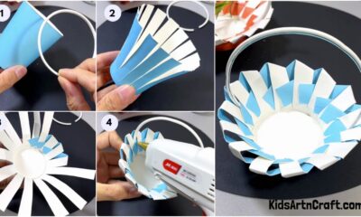 DIY Paper Cup Basket Step-by-Step Tutorials