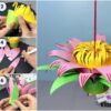 DIY Paper Flower Hanging Craft Tutorial Step-by-Step Tutorials