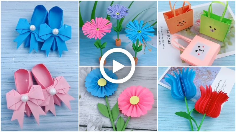 DIY Paper Folding Toy Crafts Video Tutorial for Kids