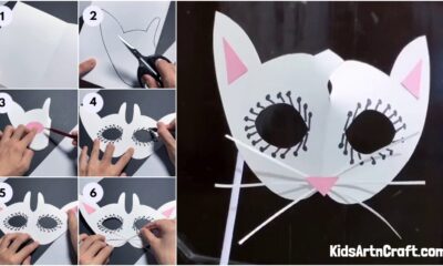 DIY Paper Mask Step by Step Tutorial For Kids