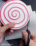 DIY Paper Spinner Toy For Kids To Play Craft Tutorial - Kids Art & Craft