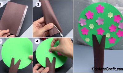 DIY Paper Tree Crafts for Kids Easy Tutorial
