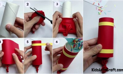 DIY Party Popper Step by Step Tutorial For Kids