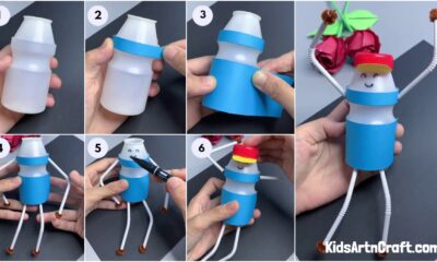 DIY Plastic Bottle Doll Craft for Kids