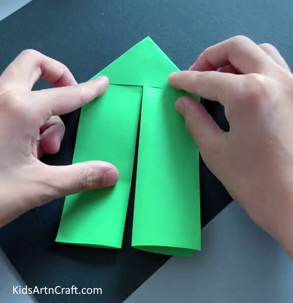 Flipping the Triangle to its Adjacent Side - Kids can have a blast making a paper toy craft.