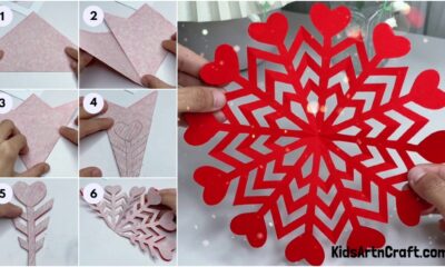 DIY Snowflake Craft For Kids To make at home