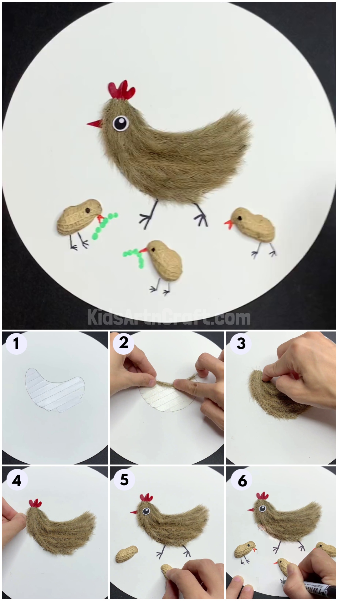 DIY Step by Step Chicken Craft Tutorial
