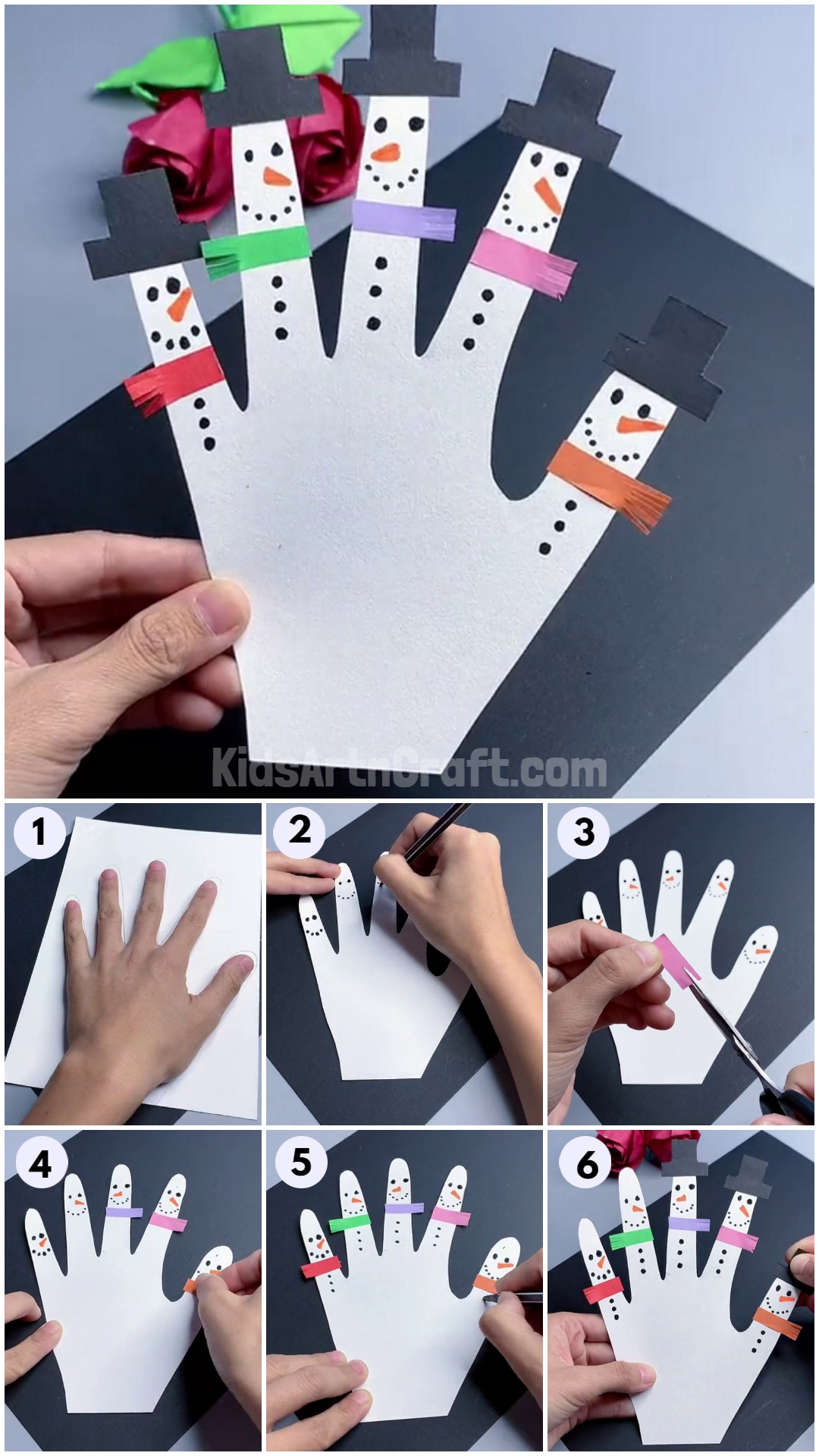  DIY Step by Step Finger Puppet Craft for Kids
