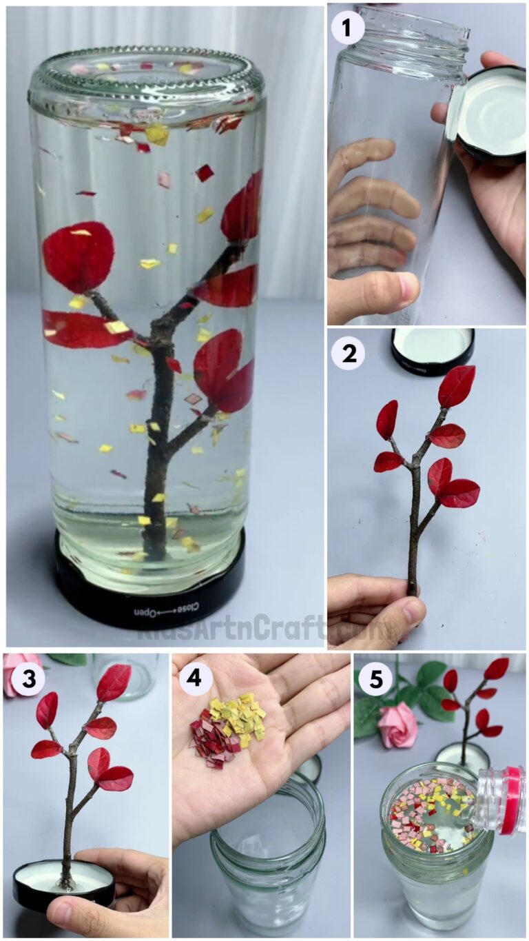 DIY Home Decor Artwork Easy Tutorial for kids - Kids Art & Craft