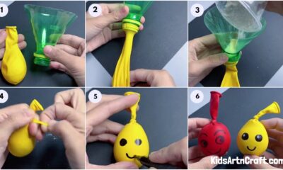 Easy Balloon Face Art and Craft for Kids