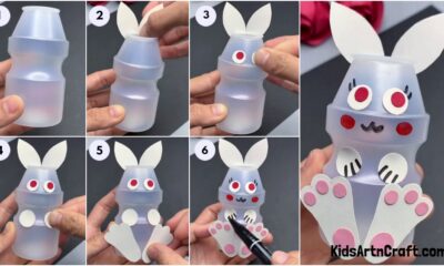 Easy Bunny Craft From Recycled Plastic Bottle