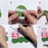 Easy Caterpillar Craft With Fresh Leaves