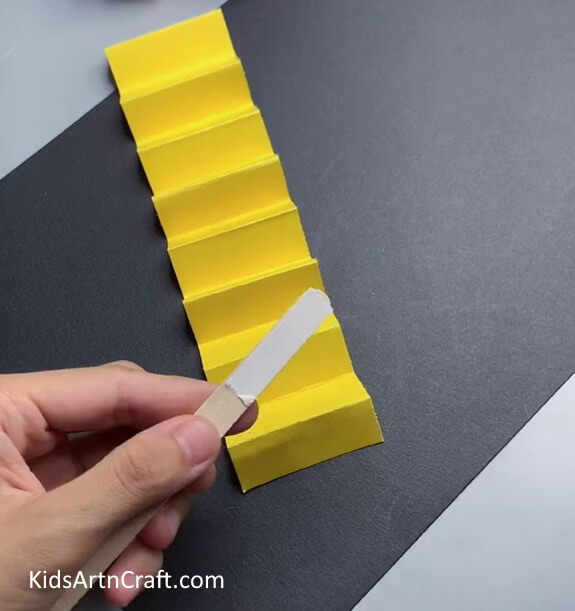 Applying Double Side Tape - Directions for crafting simply and quickly for kids.