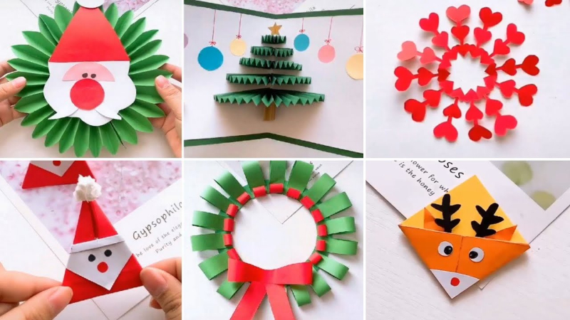 Easy Christmas Paper Crafts Video Tutorial For All
