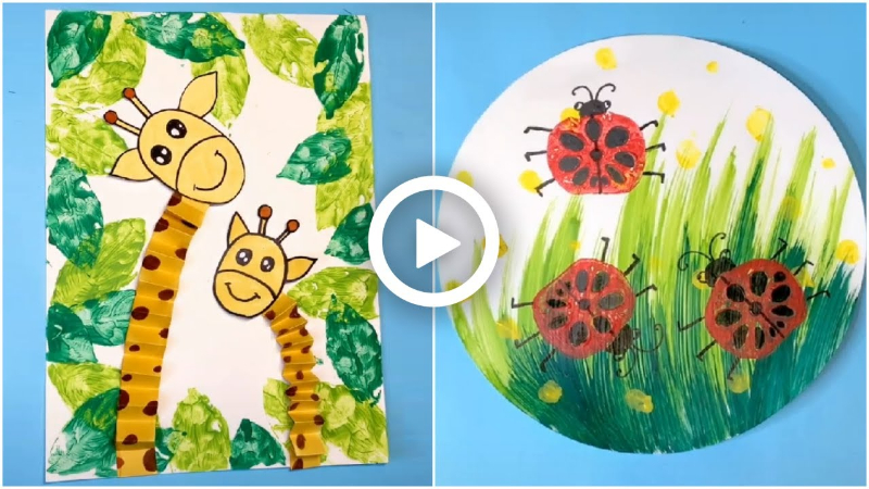 Easy Craft Activities At Home Video Tutorial for Kids