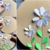 Easy Craft Paper Flower Making For Kids