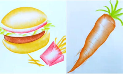 Easy Drawing with Crayons Video Tutorial for Kids
