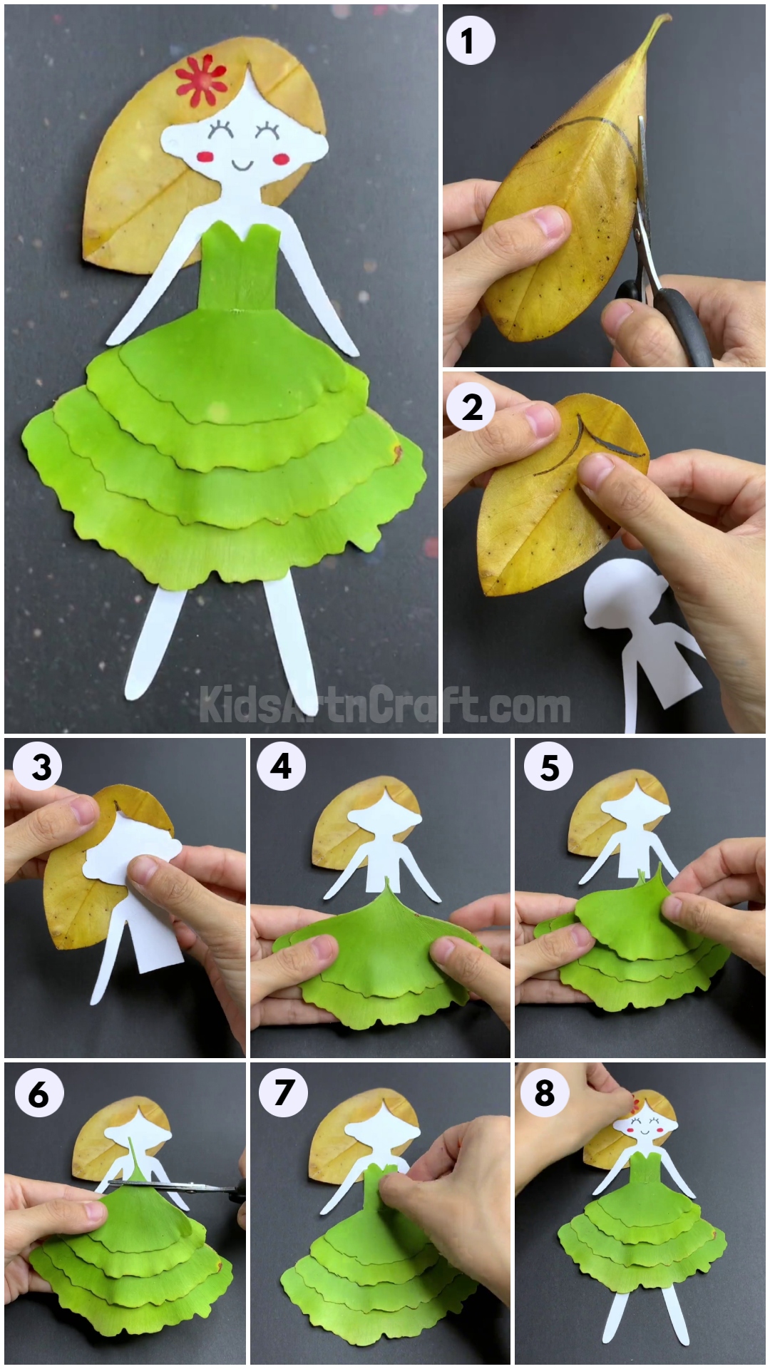 Easy Fall Leaf Artwork Tutorial For Kids