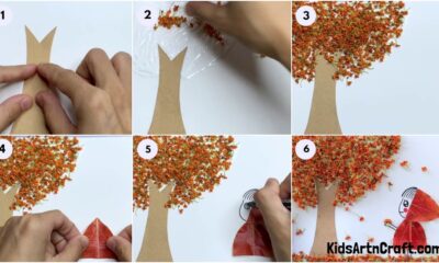 Easy Fall Leaf Craft Step by Step For Kids