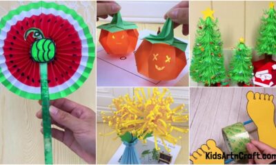 Easy Handmade 3D Craft Ideas For Kids