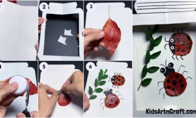 Easy Ladybug Paper Craft For Kids