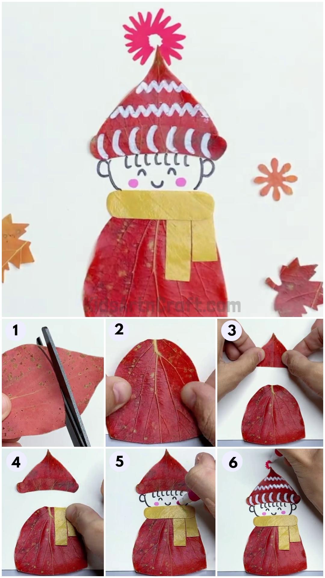Easy Leaf Fall Artwork And Craft for Kids