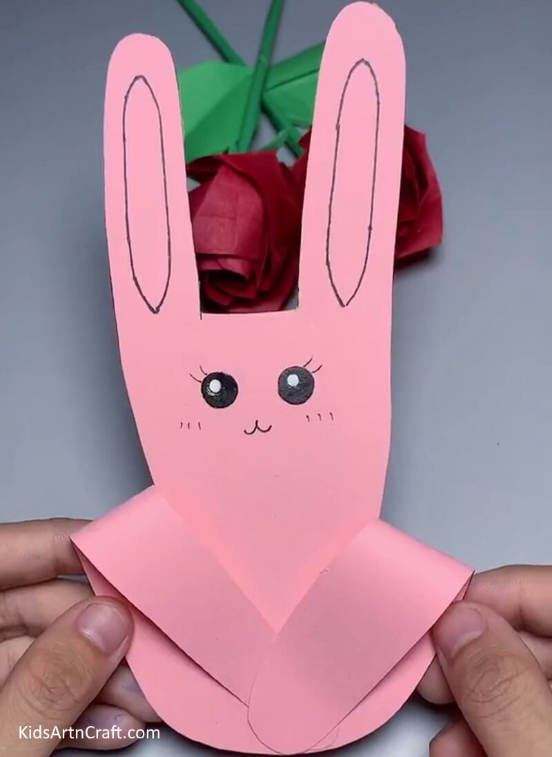Handprint Paper Bunny Craft Is Ready! - Utilizing Paper to Create Handprint Bunnies