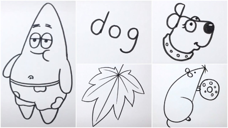 Easy Pencil Drawing Ideas At Home Video Tutorial for Kids