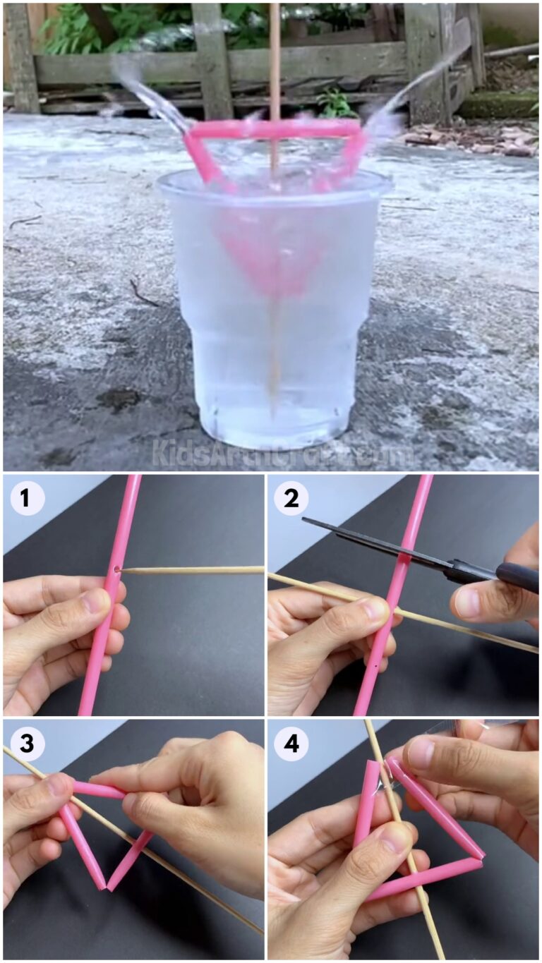 Easy Straw Toy Step by Step Tutorials for Kids Kids Art & Craft