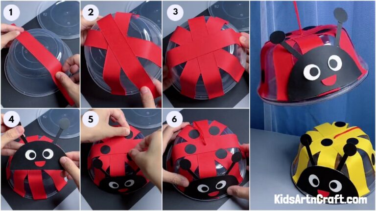 Easy to Make Lightning Ladybug Craft Tutorial for Kids - Kids Art & Craft