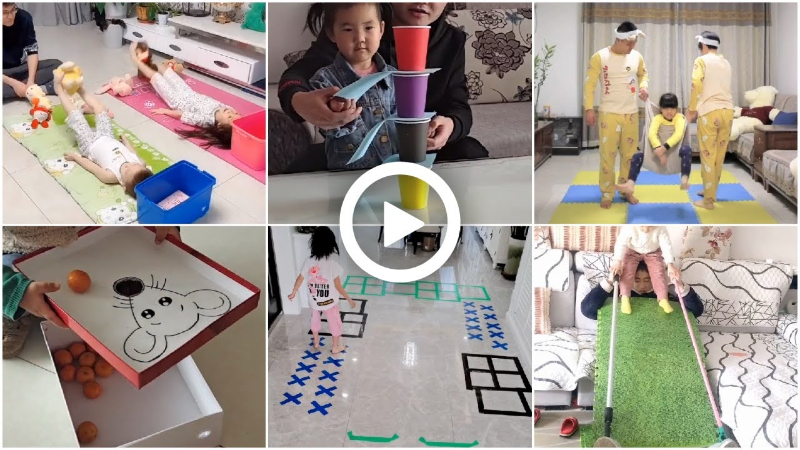 Energy Busting Indoor Games Activities Video Tutorial for Kids