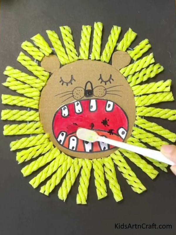 Unleash Your Imagination with Fun Crafts - Fierce Lion Face With Fluffy Mane