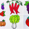Fruits & Vegetables Drawing Project Video Tutorial for All