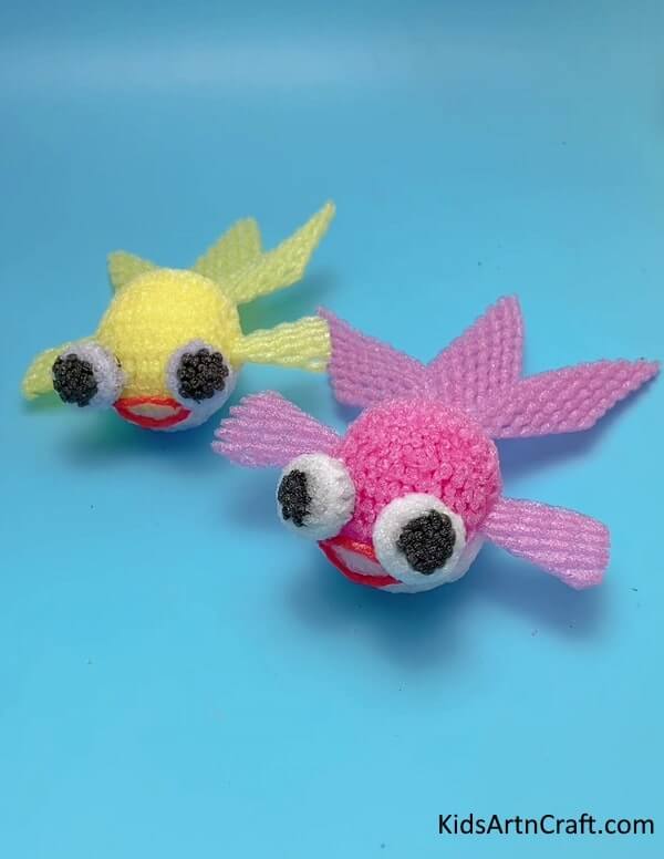 Fun Fish Craft Using Foam For Kids - Home-Produced Crafts With Foam For Kids 