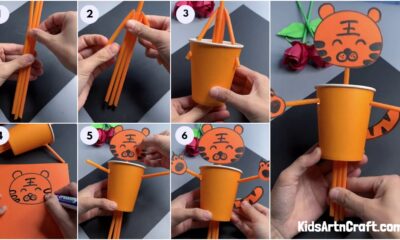 fun-recycled-paper-cup-tiger-craft-for-kids