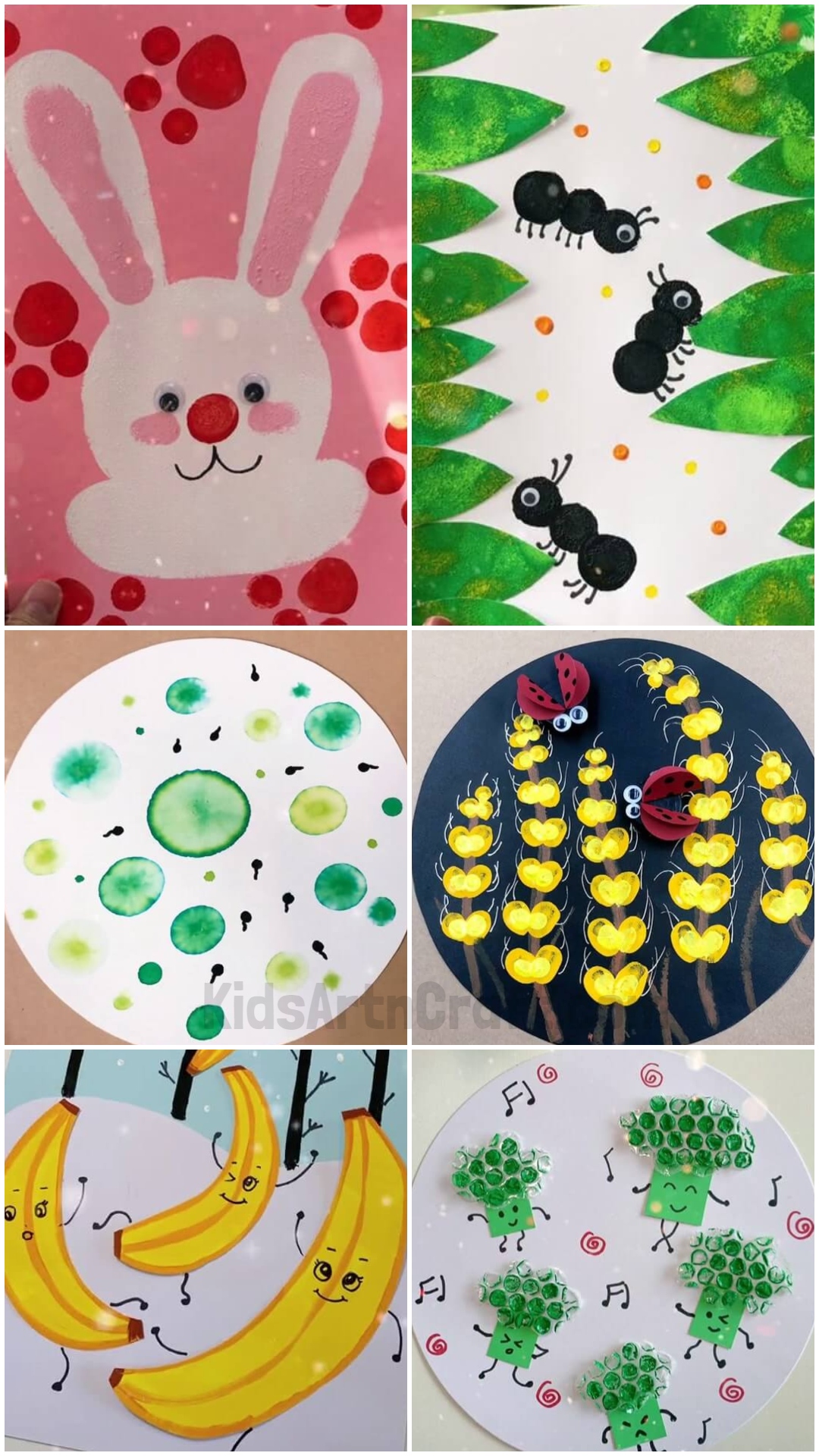 Funny Painting With Craft Ideas For Kids