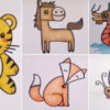 How to Draw Animals Video Tutorial for Kids