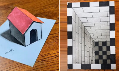 How to Learn 3D Drawing on Paper Video Tutorial for Kids