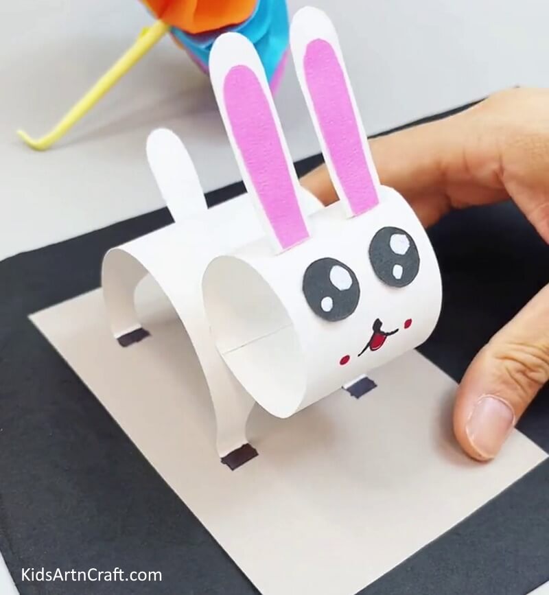 Paper Bunny Craft Is Completed! - Learn how to create a bunny from paper with a simple, step-by-step tutorial.