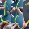 How to Make Beautiful Caterpillar Using Straw