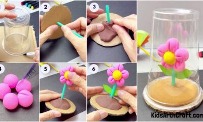 How to Make Clay Flower Easy Tutorial for Kids