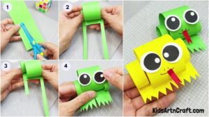 How To Make Easy Frog Using Paper Crafts - Kids Art & Craft